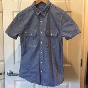 Short Sleeve Chambray Tee